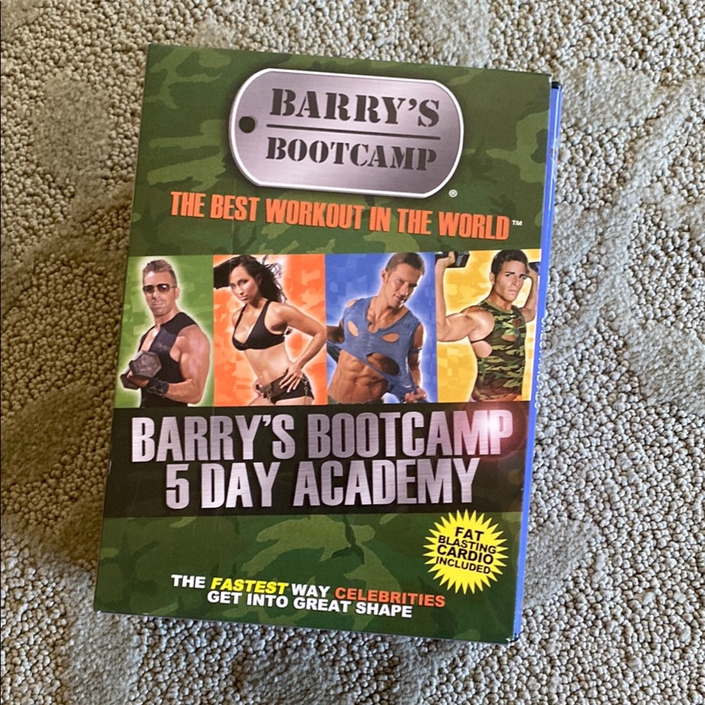 Barry's Bootcamp 5 Day Academy Workout DVDs Complete Set!